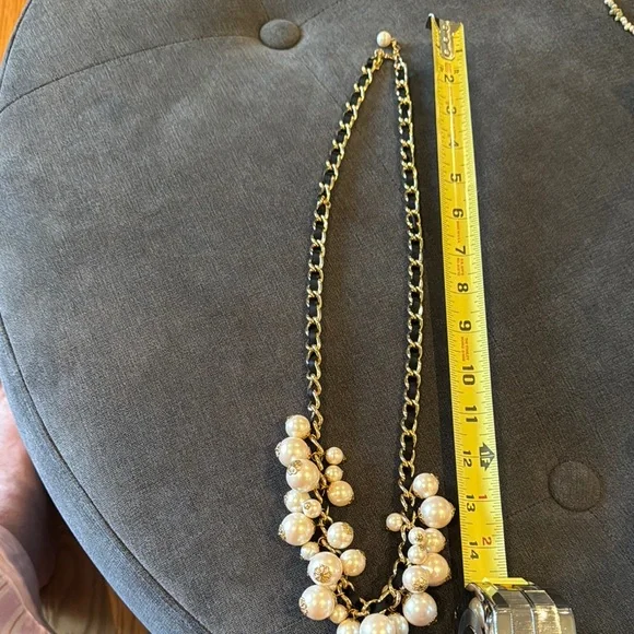 Kate Spade Gold and Cream Necklace with Pearls - Picture 3 of 3